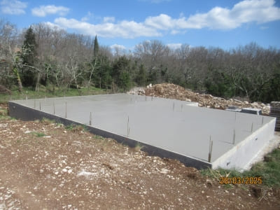 Coulage de la dalle du plancher